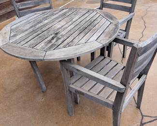 Teak Patio Set