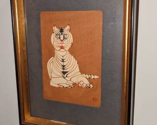 Toshijiro Inagaki, Tiger Woodblock 