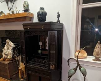Japanese antique home altar.
