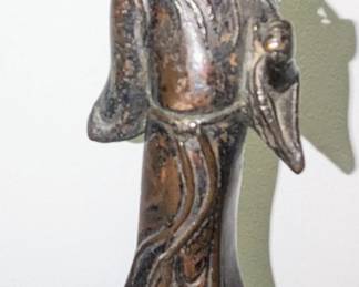 Bronze Wenchang and Bronze Buddha Bronze in Ayutthaya Style.