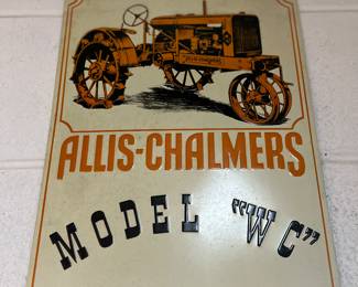 Vintage Allis Chalmers Sign 