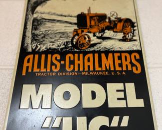 Vintage Allis Chalmers Sign 