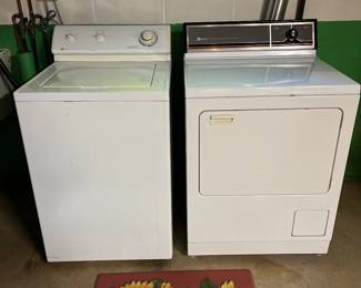 Washer and Dryer 