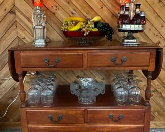 Cute tea service cart