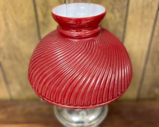 Ruby Swirled Lamp 