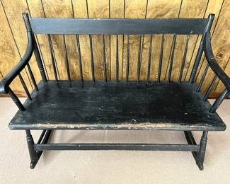 Primitive Rocker Bench 