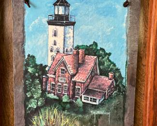PI Lighthouse on Slate 