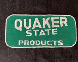 Large Quaker State Patch 