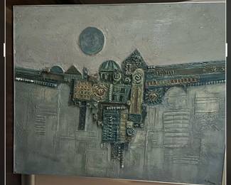 Fabulous Large Signed & Original Framed George Craig Spence painting! 