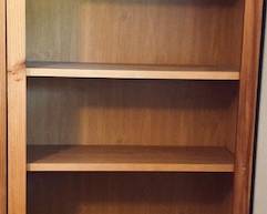 Broyhill Fontana Wood Bookcases. Top Condition. H84" x W32" x D12". 3 Available