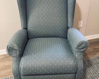 Reclining Wing Back Chair.