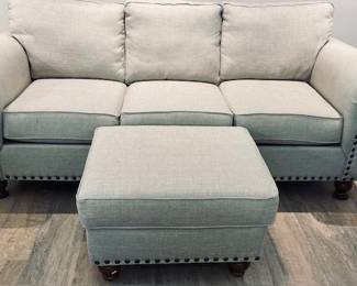 Jersey Shore Furniture Sofa and Ottoman.