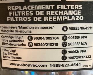 Shop-Vac 12 Gallon 6-HP Corded Wet/Dry Shop Vacuum.