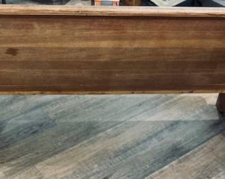 Vintage Courthouse Bench From Old Ellis Co. Courthouse. 