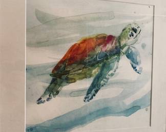 "Turtle Tropics" Wall-Art.