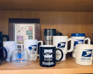 Vintage Collectable USPS Cups/Mugs.
