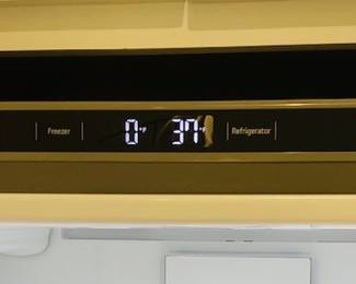 Stainless LG Refrigerator/Freezer. Mfg. 2022. Like New with Ice Maker.