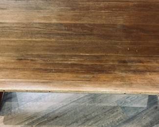 Vintage Courthouse Bench From Old Ellis Co. Courthouse. 