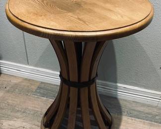 Vintage Boho Bent Wood Table.