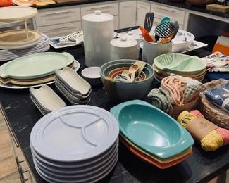 Large Selection of Kitchen Items. Vintage Melamine.