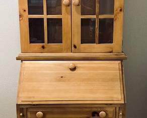 Broyhill Fontana Secretary Desk. Top Condition. 80" x 31" x 18".