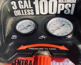 Central Pneumatic Pancake Air Compressor.