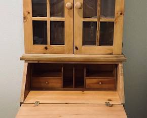 Broyhill Fontana Secretary Desk. Top Condition. 80" x 31" x 18".