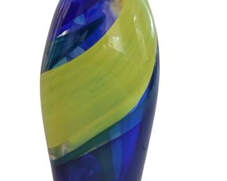 Kosta Boda Anna Ehrner Signed Art Glass Vase