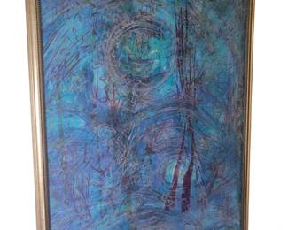 Original Painting on Paper Unsigned by Heather