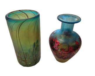 Robert Held Art Glass Vase, MN Artist