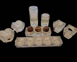 Group of Votive Holders, Royal Copenhagen Etc
