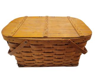 Antique Picnic Basket