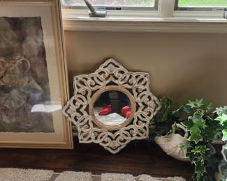 Beautiful framed art and decorative mirrors