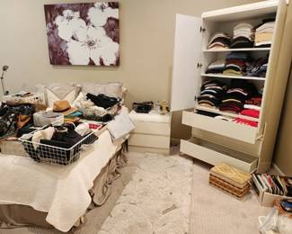 Clothing, shoes, hand bags and purses 