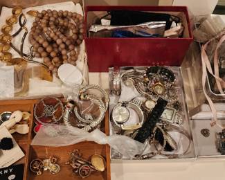 Watches,  earrings,  bracelets and more