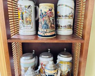Steins, 
Pair of Shelves