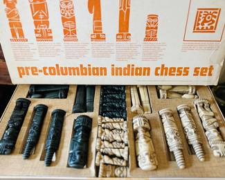 Pre-Columbian Indian Chess Set , NIB 