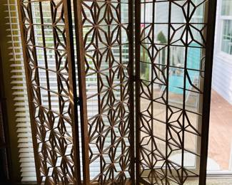 Wood Room Divider 