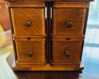 Antique Wood 4 Drawer 