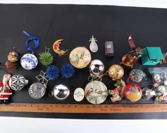 Lot 9551 Collection of Colorful Ornaments