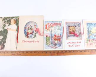 Lot 9547 Vintage Lot of Kansas City Christmas Paper Booklets  Carols etc