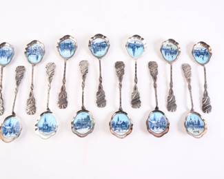 Lot 9539 Lot of 13 Merry Christmas  Holland  Spoons