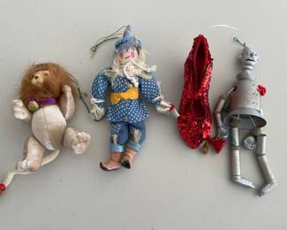 Lot 9527 Wizard of Oz Themed Ornaments