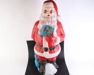 Lot 9513 Vintage 1971 Santa Blow Mold  Empire Plastics Corp