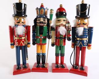 Lot 9084 Lot of Wooden Nutcrackers