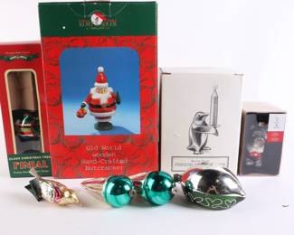 Lot 9083 Lot of Vintage  VintageInspired Holiday Decor and Ornaments