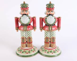Lot 8246 Pair of Fitz and Floyd Classics Nutcracker Collection Figurines