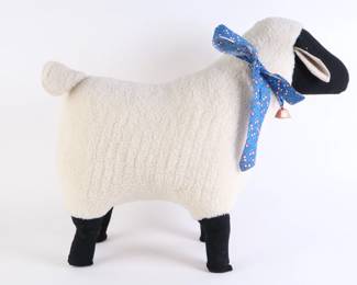Lot 8102 21h Standing Sheep  Plush Stuffed Animal