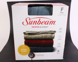 Lot 6510 Full Size  Sunbeam Heated Blanket  New in Box