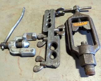 Vintage 7" Tube Flairing Tools, And Bearing Puller